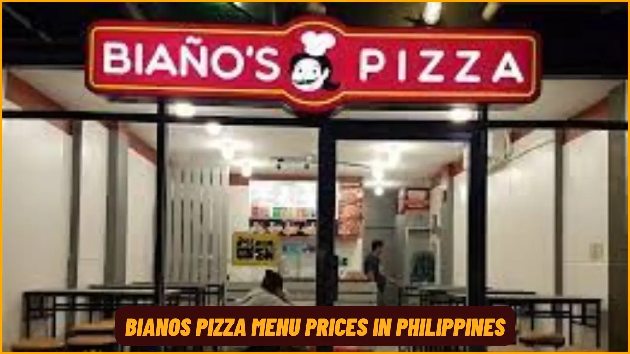 Bianos Pizza Menu Prices in Philippines