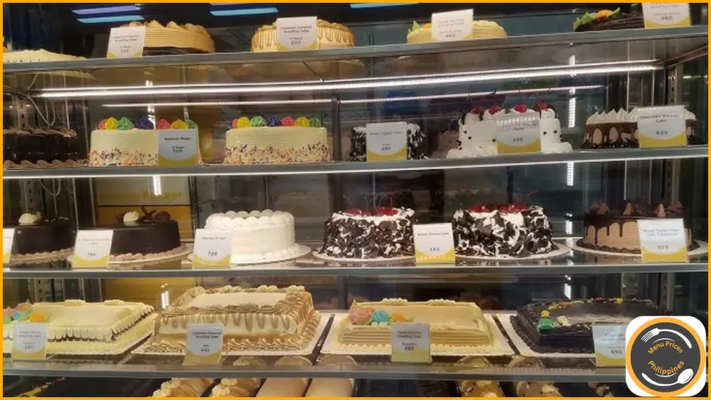Goldilocks Cakes Menu Prices