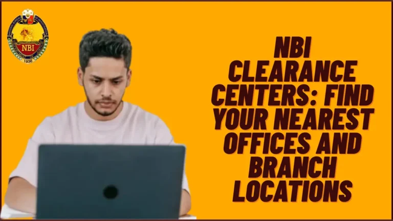 NBI Clearance Centers