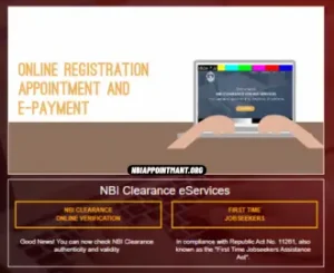 NBI Online Regestration Appointment